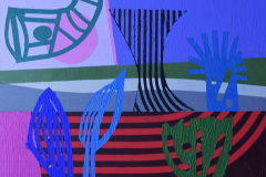 Bird-Five-Trees-Ploughed-Field-2024-Acrylic-on-panel-20x20cm