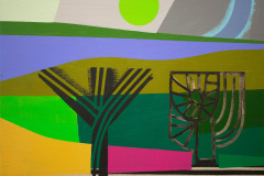 Two-Trees-2023-acrylic-on-canvas-35x45cm